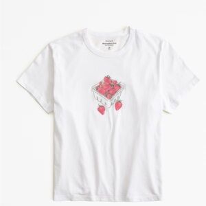 Abercrombie strawberry t-shirt
